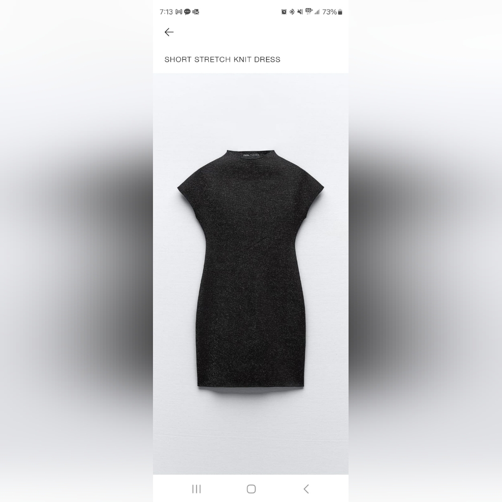 Zara Short strech knit dress